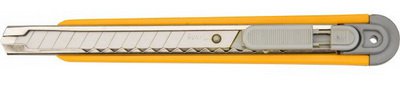 Нож технический 9 мм (с отлам.лезвием) Topex - фото